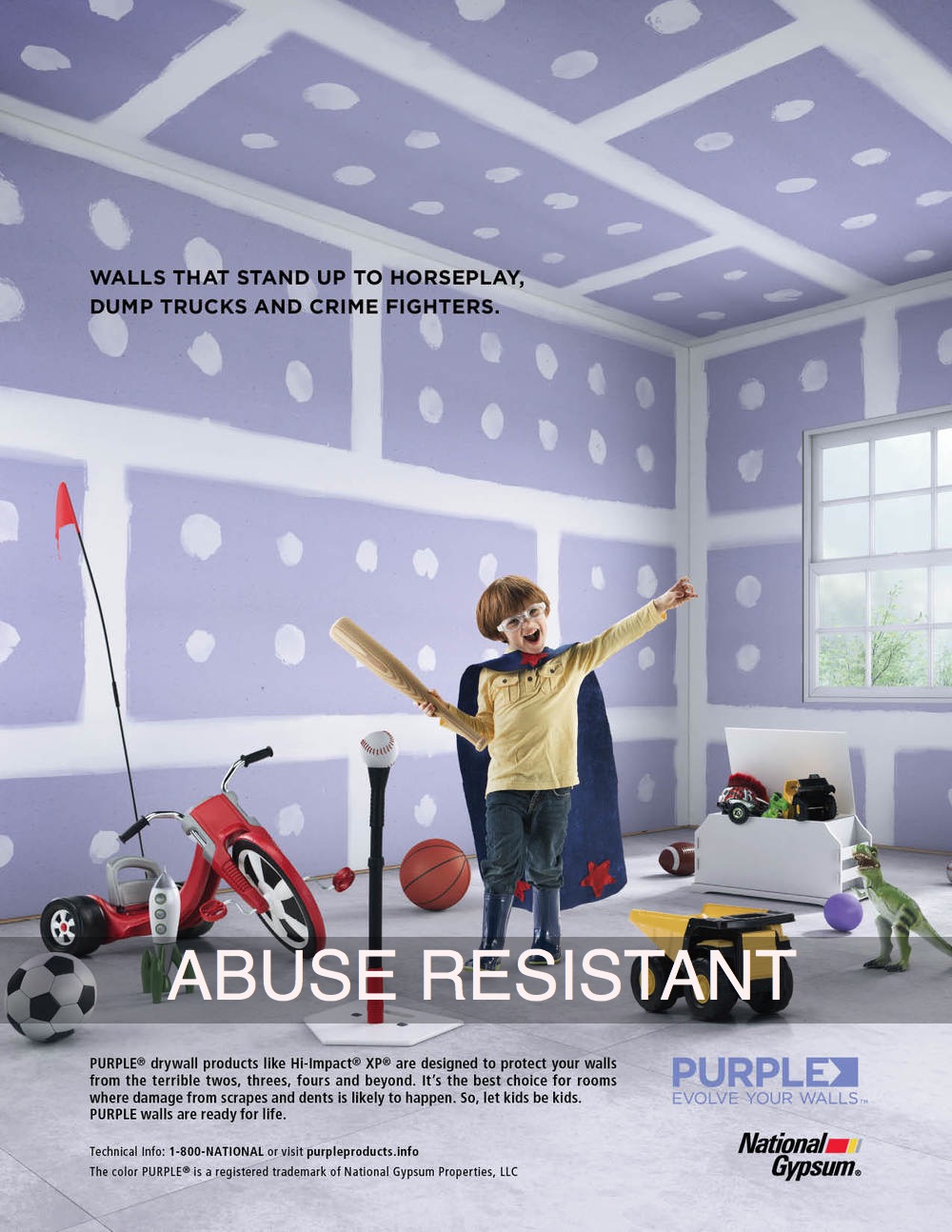Abuse Resistant Drywall