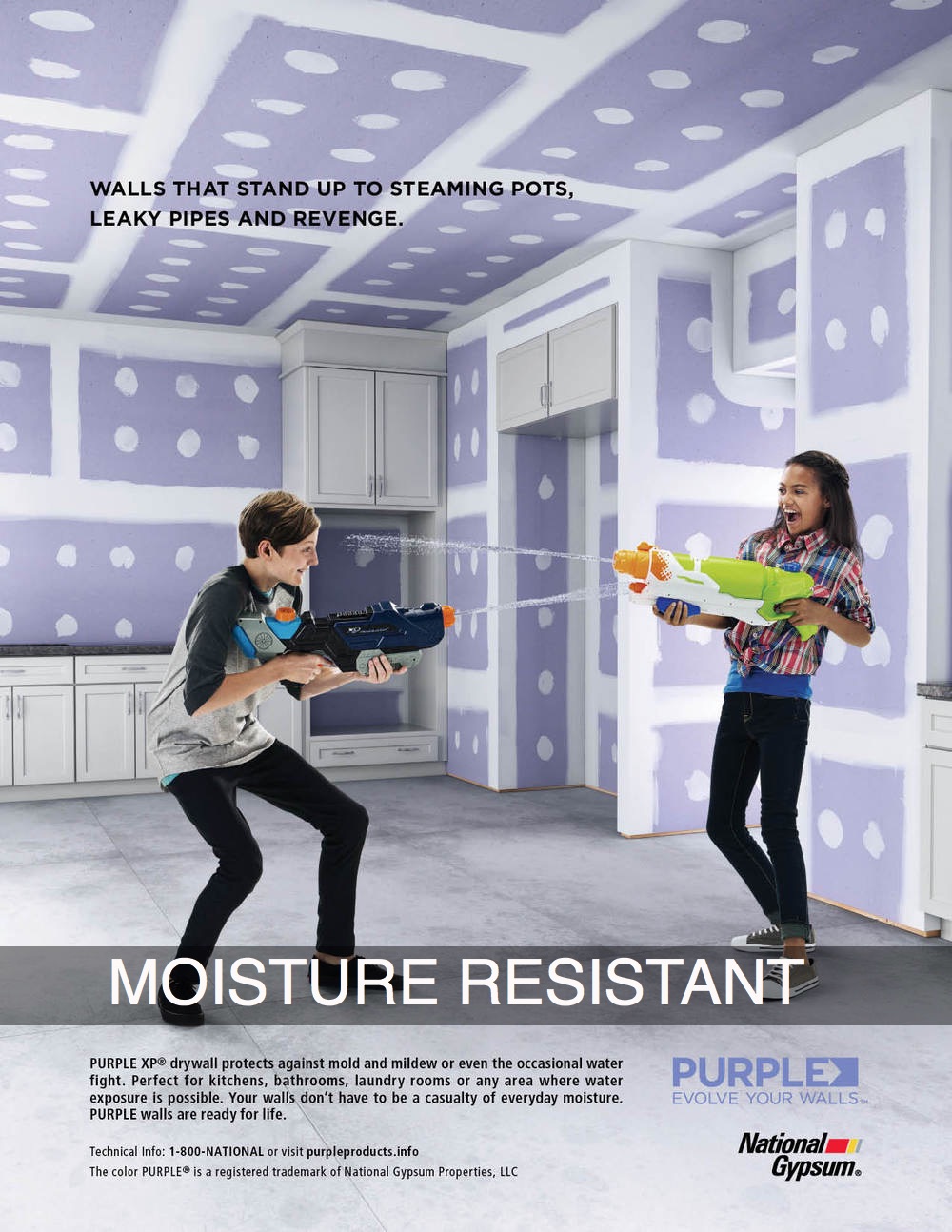Moisture Resistant Drywall